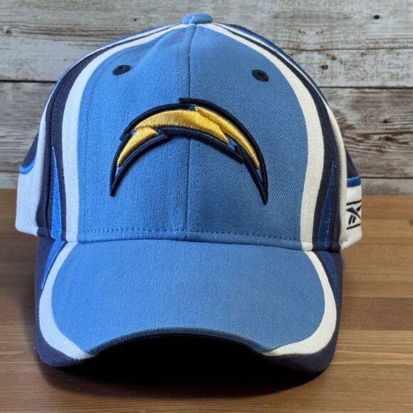 San Diego Chargers Hat Two Tone Blue White Adjustable NFL Reebok Vintage - Picture 1 of 8